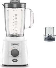 Kenwood BLP41.C0WH Miscelatore, Kunststoff, Grau, Weiß Kitchen Naty Shop 650W + Tritatutto