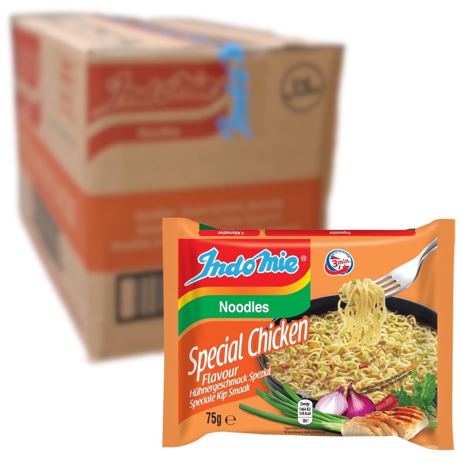 INDOMIE - Noodles istantanei Mi Goreng - Confezione multipla (40 x 80g)