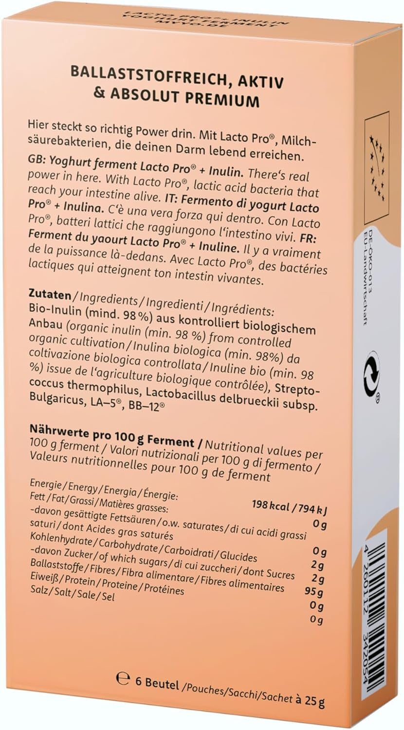 Joghurt fermentato biologico, 4 tipi di 3 Betel, cultura per lo yogurt prodotto personalmente