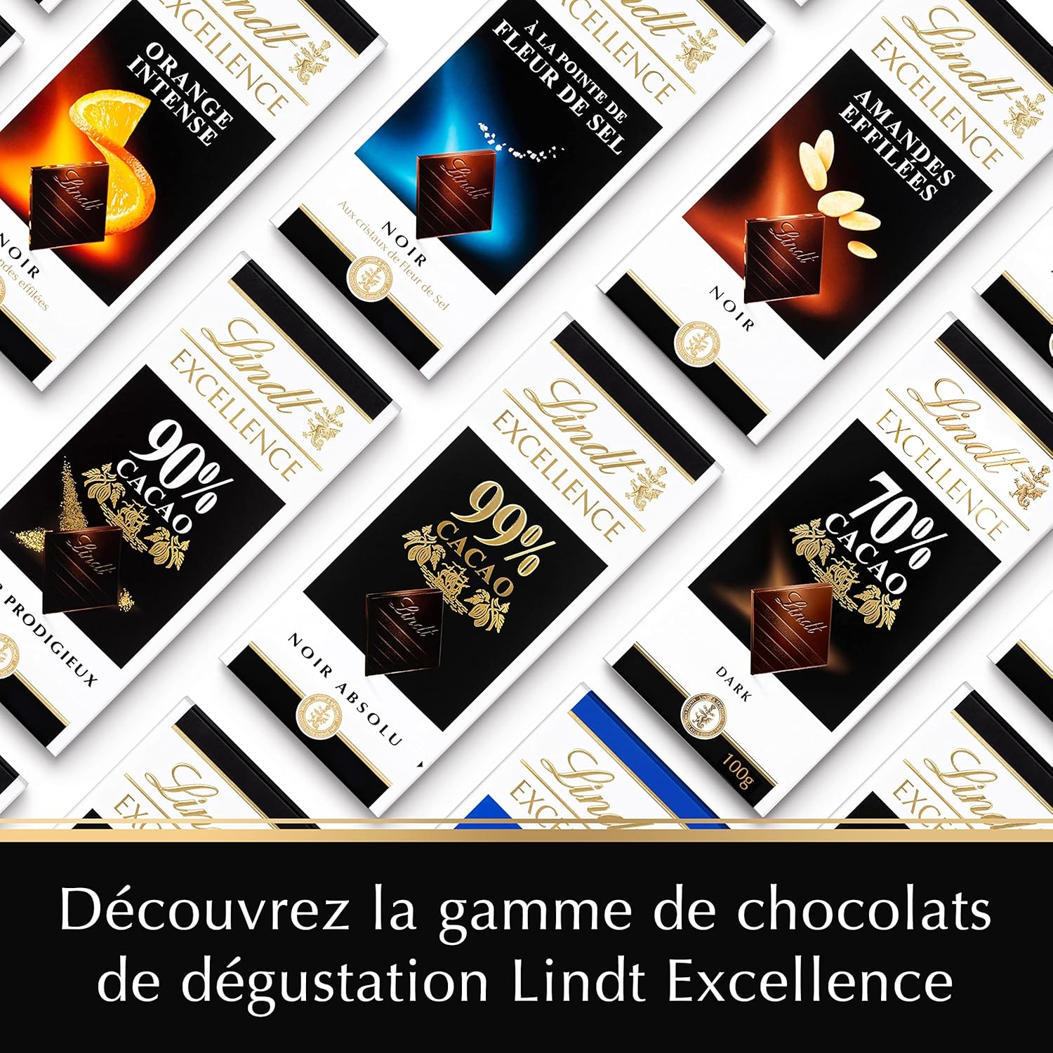 Lindt Excellence 78% Cocoa Bar - Barretta vegana al cacao Intensity Persistence 100g Regalo ideale
