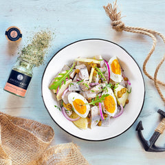 Ankerkraut Condimento per insalata Nordisch Gewürz, 115g in vetro di sughero, Condimento per Knackigen Salat Schnell Selber Machen, Premium Qualität aus Hamburg