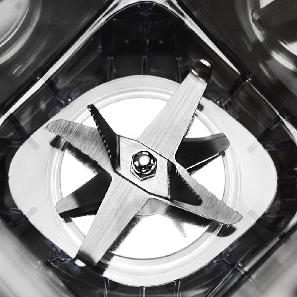 Cecotec Standmixer Power Black Titanium 2000 Pro, 2000 W- Leistung, 8 Mix-Klingen, Schwarz Titan-Beschichtung, 3 Program, Quadratischer Krug, Bpa-Frei Mama si Copilul Naty Shop