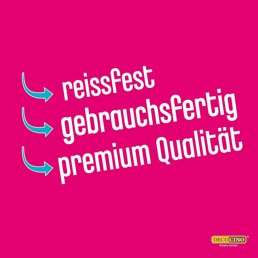 DECOCINO Fondant Schoko – 250 G – Ideale per Verzieren Von Kuchen, Torten, Cupcakes – Palmölfrei & Vegan Glassa e Decor Naty Shop