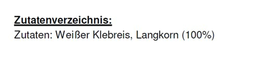 Riso colloso RICEFIELD, 1 kg