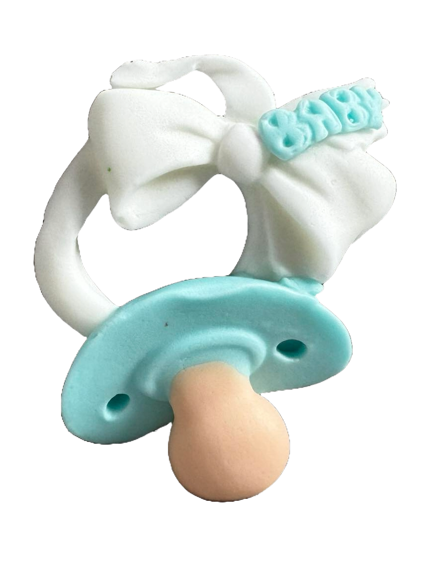 Decoratiune comestibila din zahar, Botez Decoratiuni din Pasta de Zahar Naty Shop