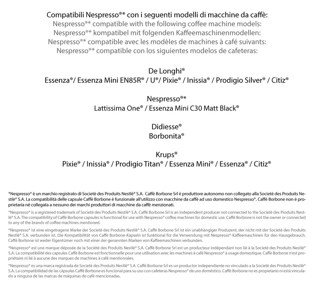 Caffè Borbone Respresso, Blaue Kaffeemischung - 100 Kapseln - Kompatibel mit Nespresso®* Haushalts-Espressomaschinen