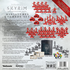 Modiphius The Elder Scrolls: Skyrim – Gioco da tavolo avventuroso – Set di miniature di aggiornamento | Gioco da tavolo | Età 14+ | 1-4 giocatori | Tempo di gioco 60-120 minuti, Grigio, Rosso