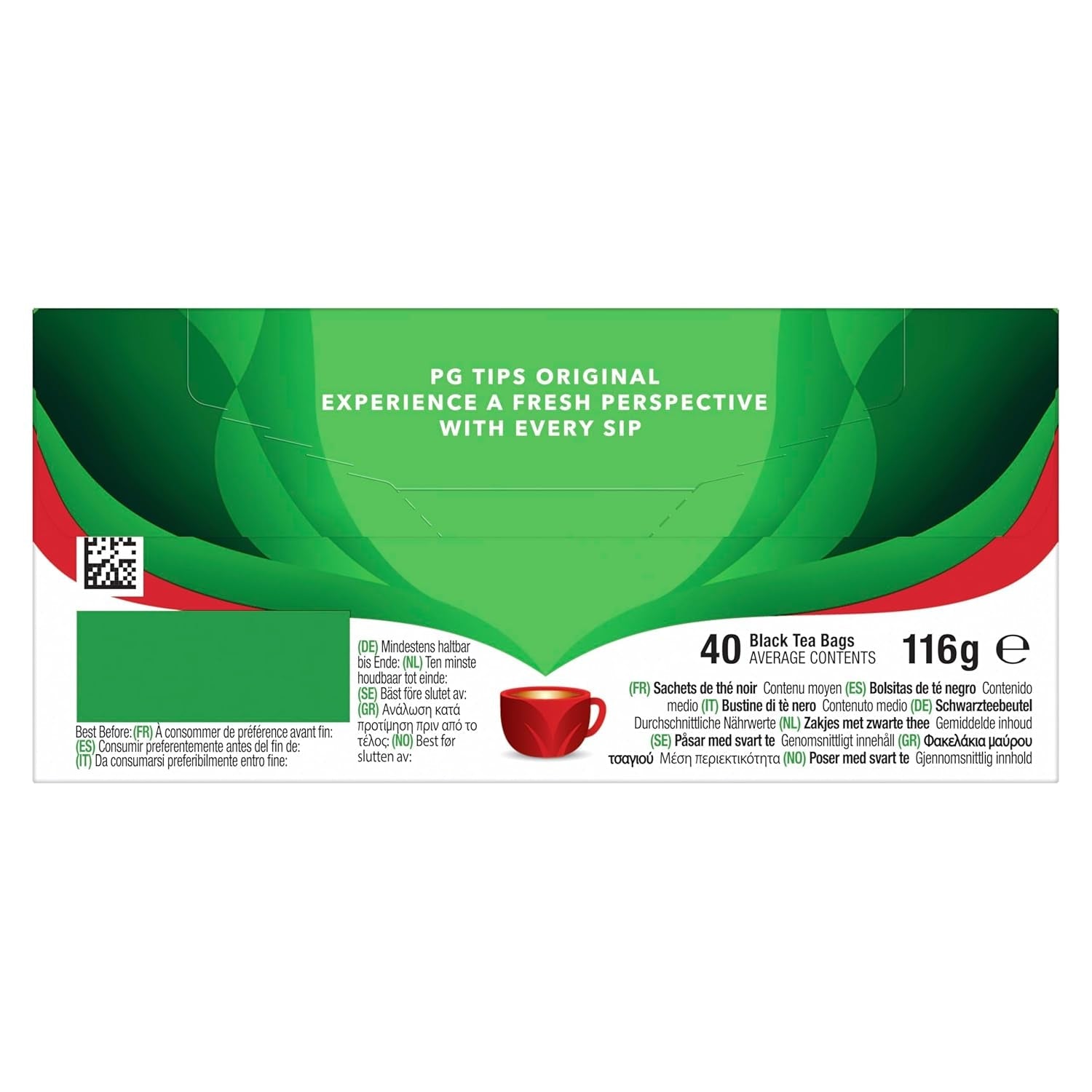 Pliculețe de ceai, original, ceai negru, cu cele mai fine și proaspete frunze de ceai, pentru consumul zilnic, pachet de 12 x 40 pliculețe, 480 pliculețe de ceai negru