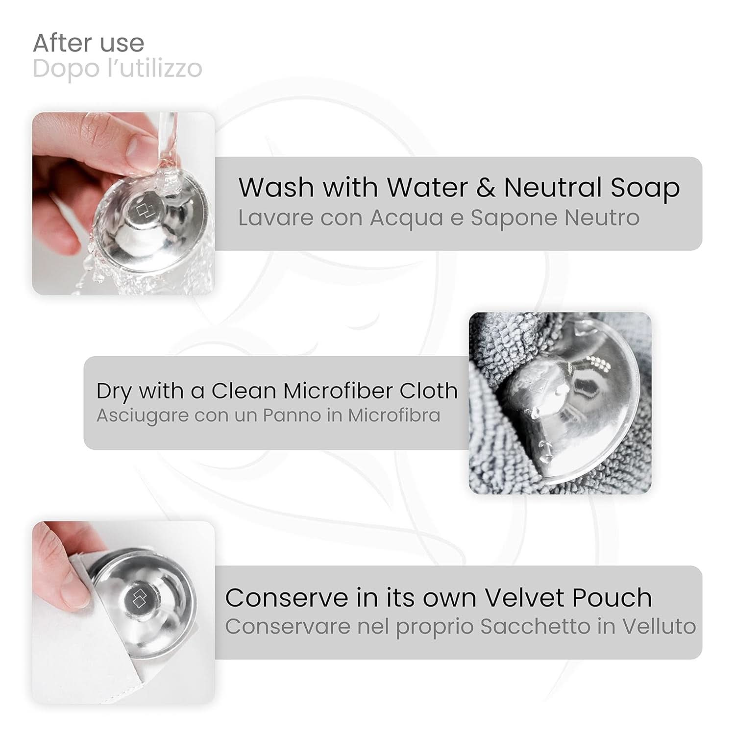 Coppe d'argento Silberhütchen, Stillhütchen Aus Silber, Schützt Und Beruhigt Bei Wunden Und Empfindlichen Brustwarzen, Nickelfrei (Regular) Naty Shop