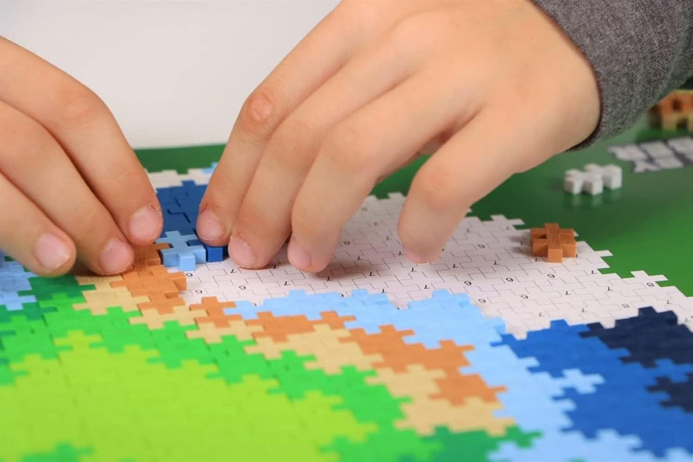 PLUS PLUS Earth Block Puzzle 800 pezzo(i) Globo, Erde