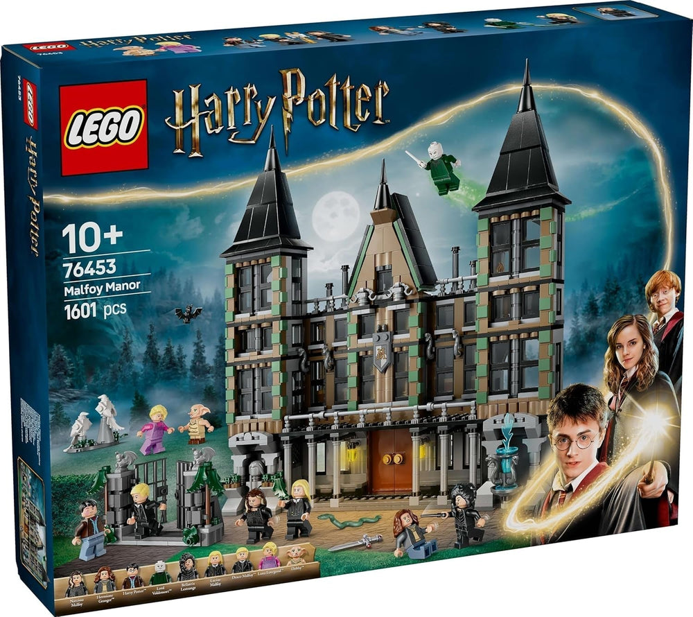 LEGO Harry Potter Tenuta di campagna della famiglia Malfoy, fantastico giocattolo da collezionare ed esporre, regalo per ragazzi, ragazze e fan del mondo magico, idea regalo con 9 minifigure 76453 Set da costruzione Besuche den LEGO-Store