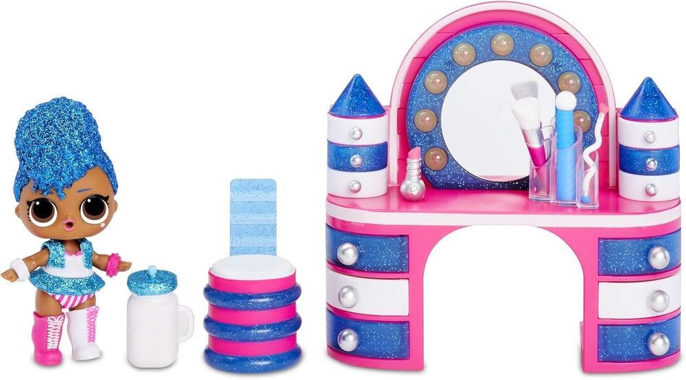 L.O.L. Surprise! 564928E7C Furniture - Puppenmöbel und Sammelfigur mit Zubehör Road-Trip mit Can Do Baby, 10 Überraschungen