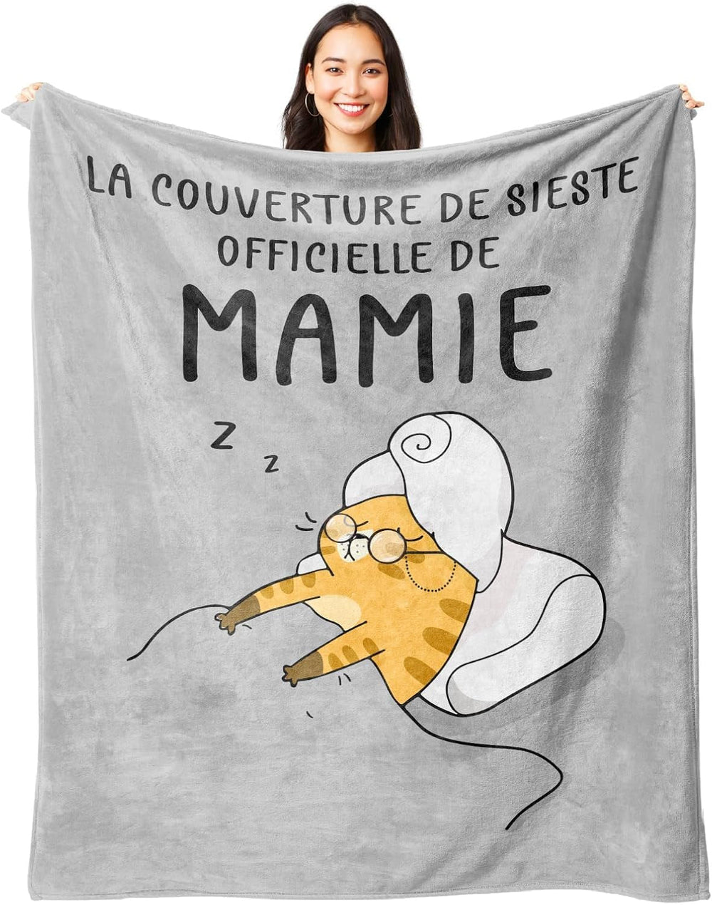 Coperta in flanella Juratar per papà - regalo per compleanno, festa del papà e Natale - 152 X 130 cm Letti e coperte Besuche den Juratar-Store Mamie