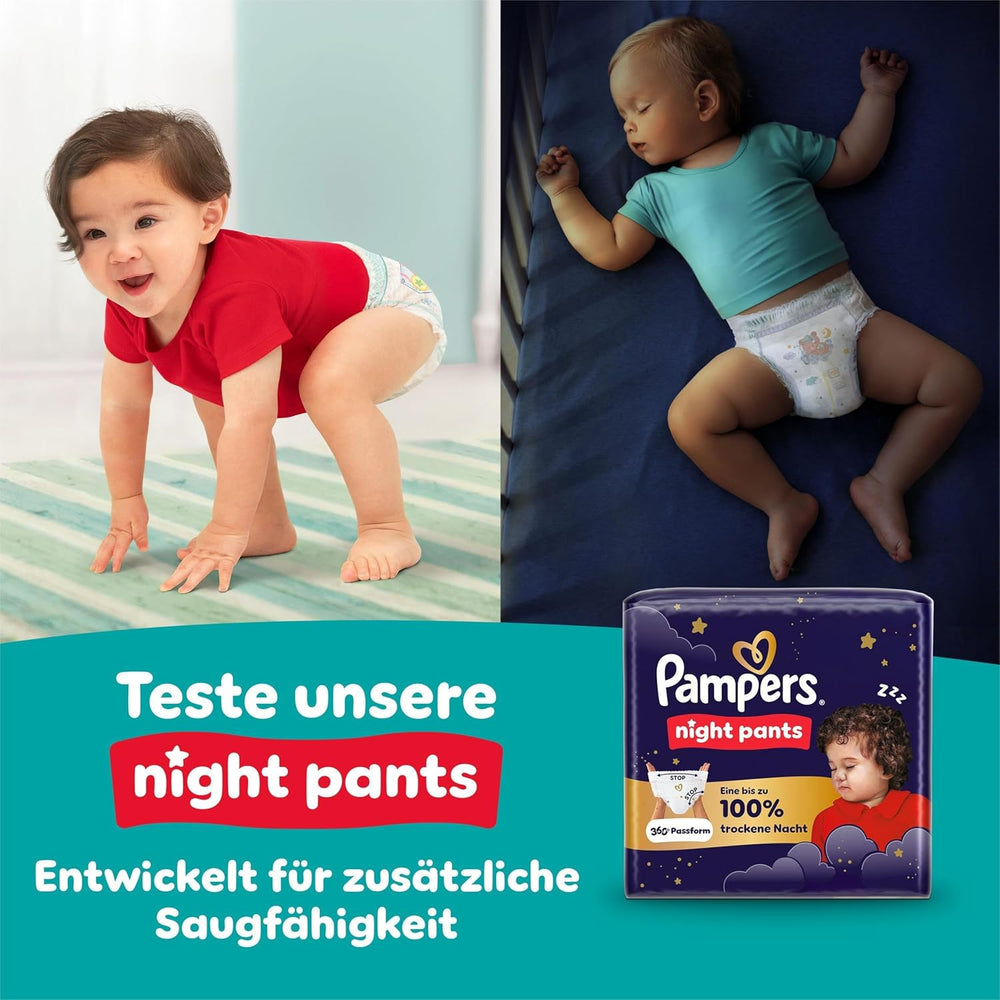 Pantaloni Pampers Baby-Dry Taglia 5, 160 Pezzi, 11kg-17kg, 360° auslaufsichere Fit per il giorno e la notte