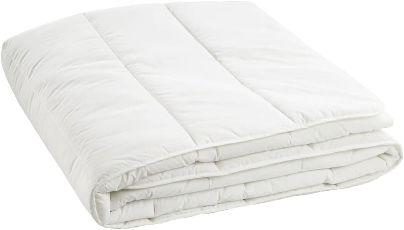 Biancheria da letto Prestige Italiana Piumino Estivo in Microfibra, Bianco, Matrimoniale, Piumini e Trapunte 100% Naty Shop Matrimoniale