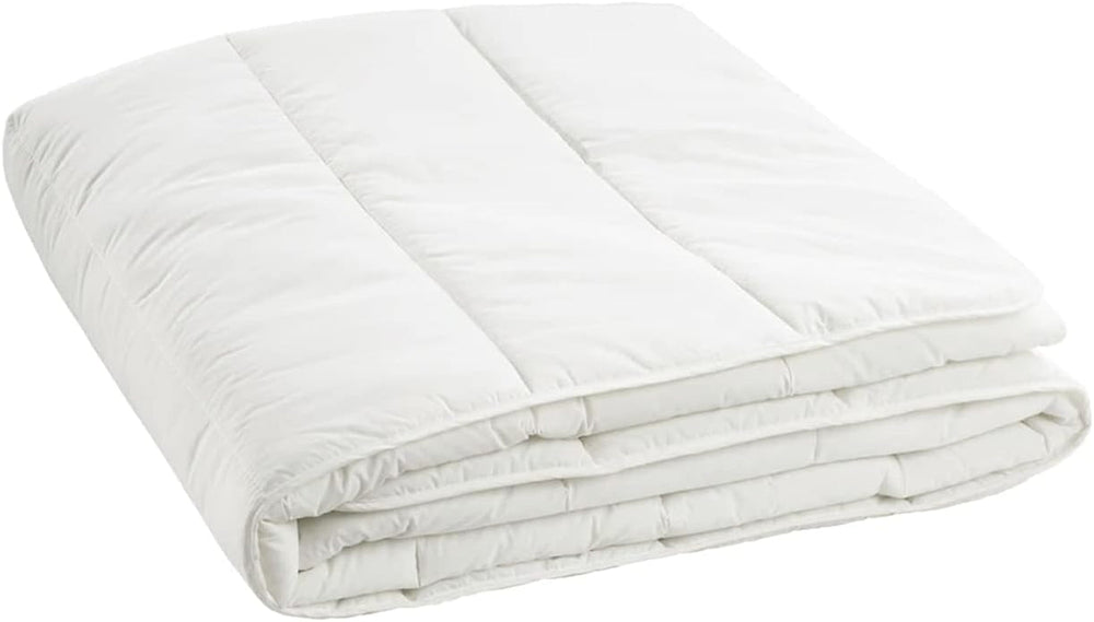 Biancheria da letto Prestige Italiana Piumino Estivo in Microfibra, Bianco, Matrimoniale, Piumini e Trapunte 100% Naty Shop Matrimoniale