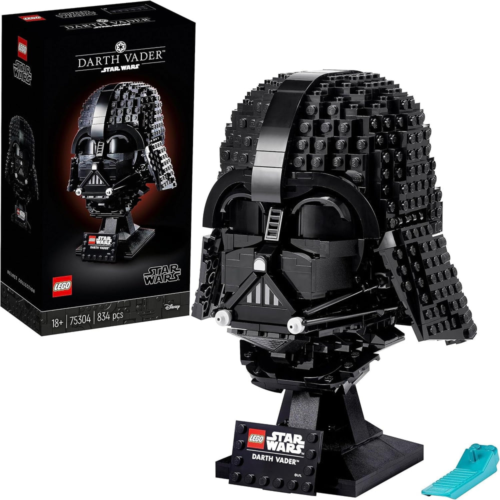 Set da costruzione per casco LEGO Star Wars Darth Vader per adulti, idea regalo per uomo, donna, lui o lei, modello da collezione da costruire ed esporre 75304 Set da costruzione Besuche den LEGO-Store Singur