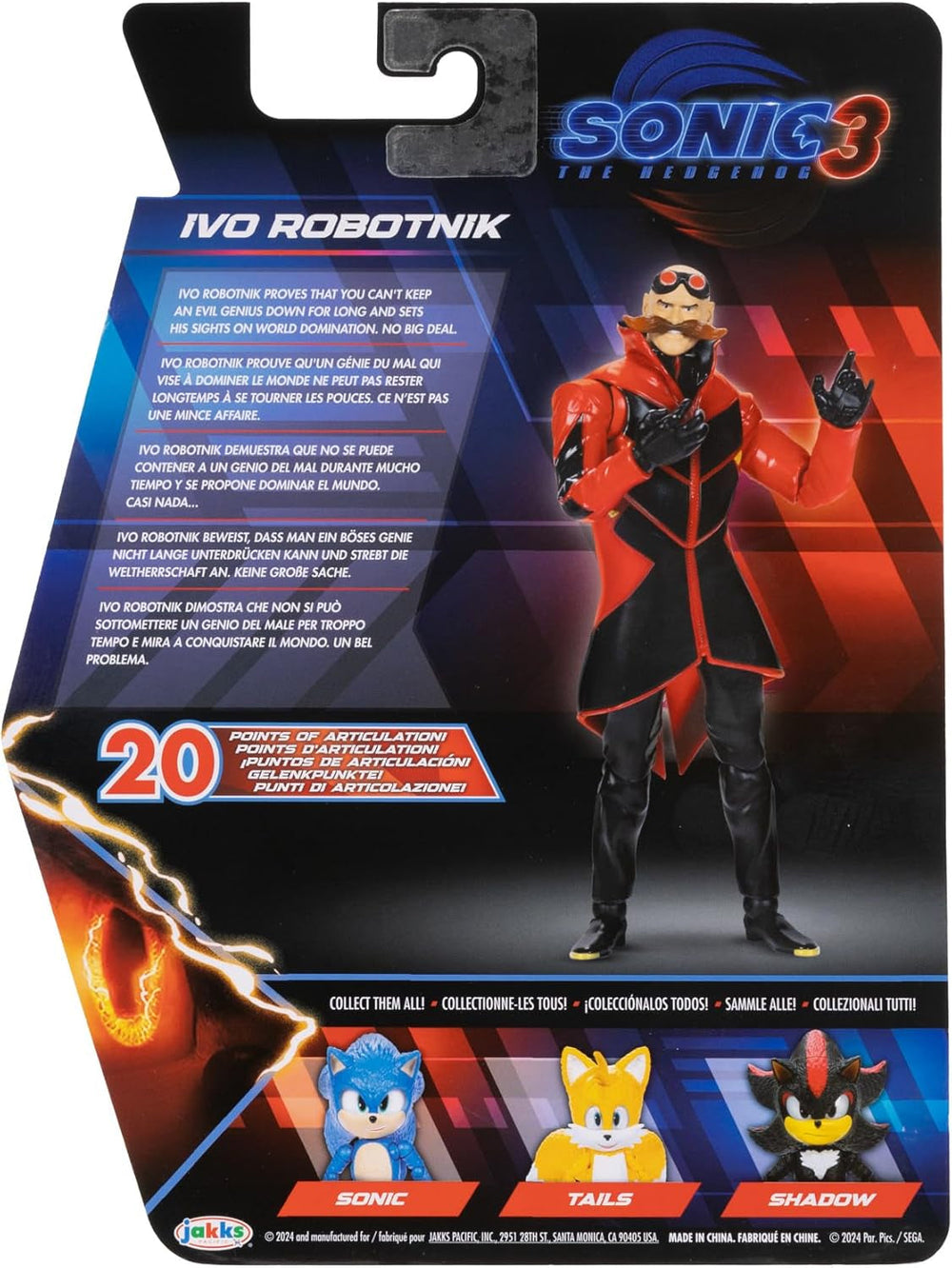 Sonic 3 Movie 12,7 Cm Action Figures Nuovi personaggi Action figure Naty Shop