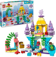 LEGO DUPLO | Disney Il magico palazzo sottomarino di Ariel, giocattolo educativo per la sirena Ariel, castello sottomarino per bambini dai 2 anni in su 10435 Set da costruzione Besuche den LEGO-Store Titolo predefinito