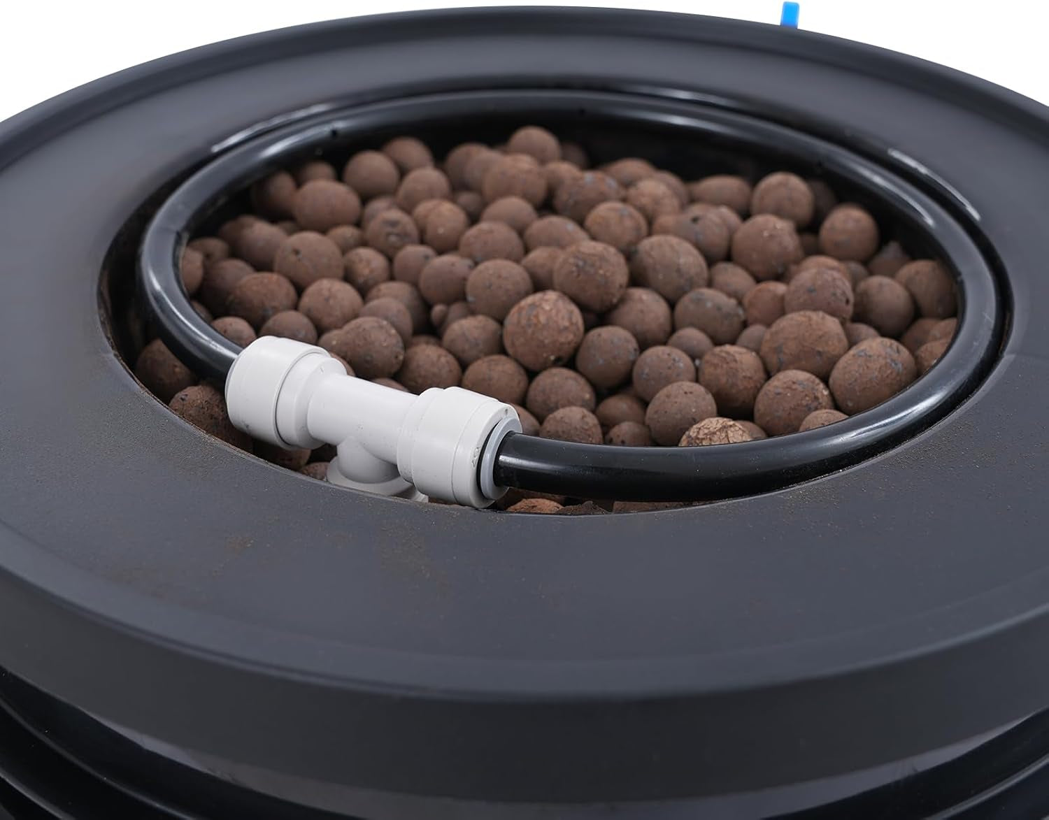 Kit completo del sistema idroponico DWC con pompa ad aria da 12 W, 2 secchi (5 galloni), sistema di coltivazione idroponica, 2 sacchetti di Ceramsite, kit di irrigazione per vasi