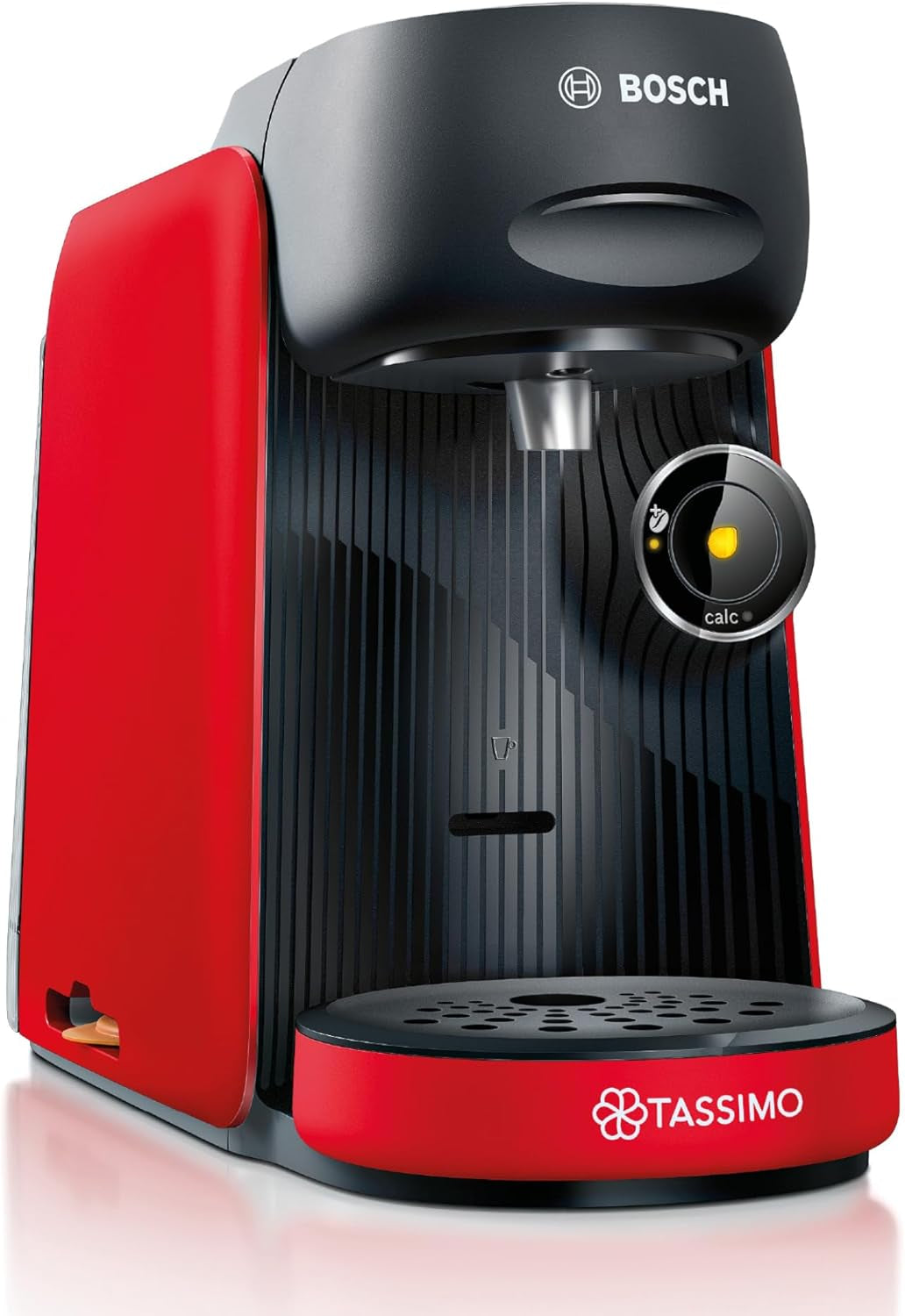 Espressor cu capsule Bosch Tassimo finesse TAS162E, 70 de băuturi, cafea mai intensă prin simpla apăsare a unui buton, oprire automată, sustenabil, dozare perfectă, 1400 W, negru/negru