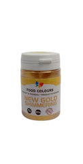 Glitter commestibili con effetto metallizzato, New Gold Shimmering, 20 grammi Glitter Naty Shop