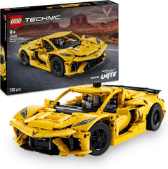 LEGO Technic Chevrolet Corvette Stingray - Bauspielzeug zum Sammeln - Spielzeug Sportwagen - Modell Auto - Geschenk für Jungen und Mädchen ab 9 Jahren, die Spielzeugautos lieben 42205