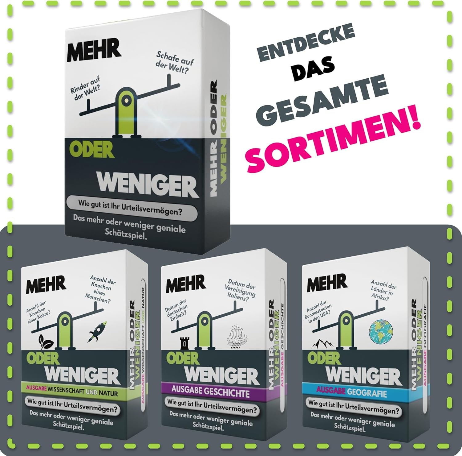 | Più oder Weniger Kartenspiel | Wie gut ist Ihr Verteilsvermögen? Gioco per adulti, famiglie e bambini | 2+ giocatori | Gioco di famiglia | gioco di viaggio |