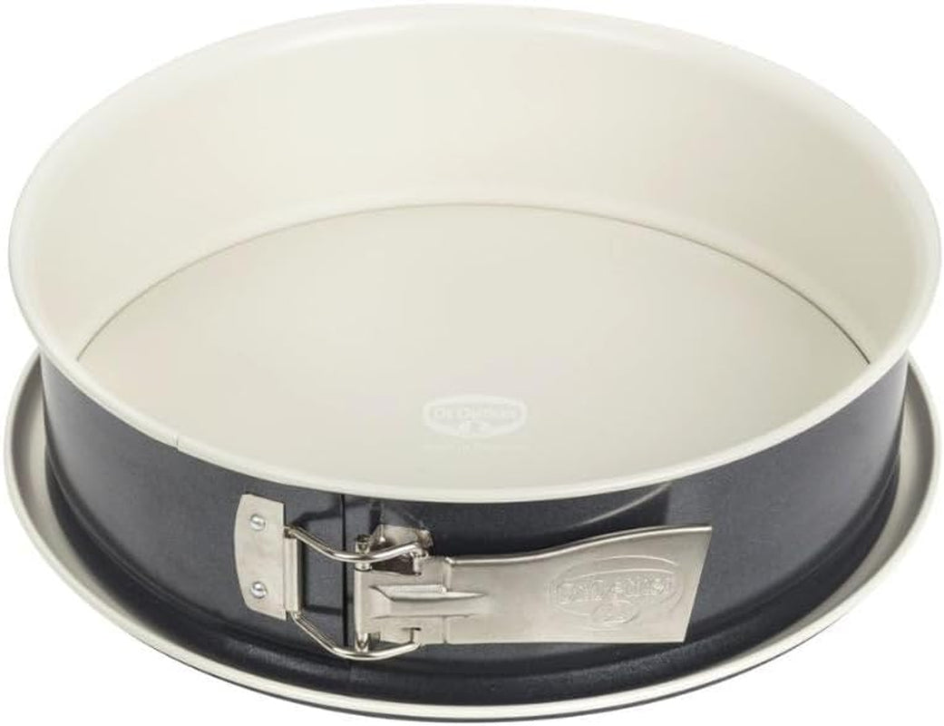 Dr. Oetker Gugelhupfform Ø 22 Cm BACK-TREND, Backform Für Gugelhupf, Runde Bundform Aus Stahl Mit Keramisch Verstärkter Antihaft-Beschichtung (Farbe: Creme/Anthrazit), Menge: 1 Stück Stampi e vassoi per cuocere Naty Shop Springform 26Cm