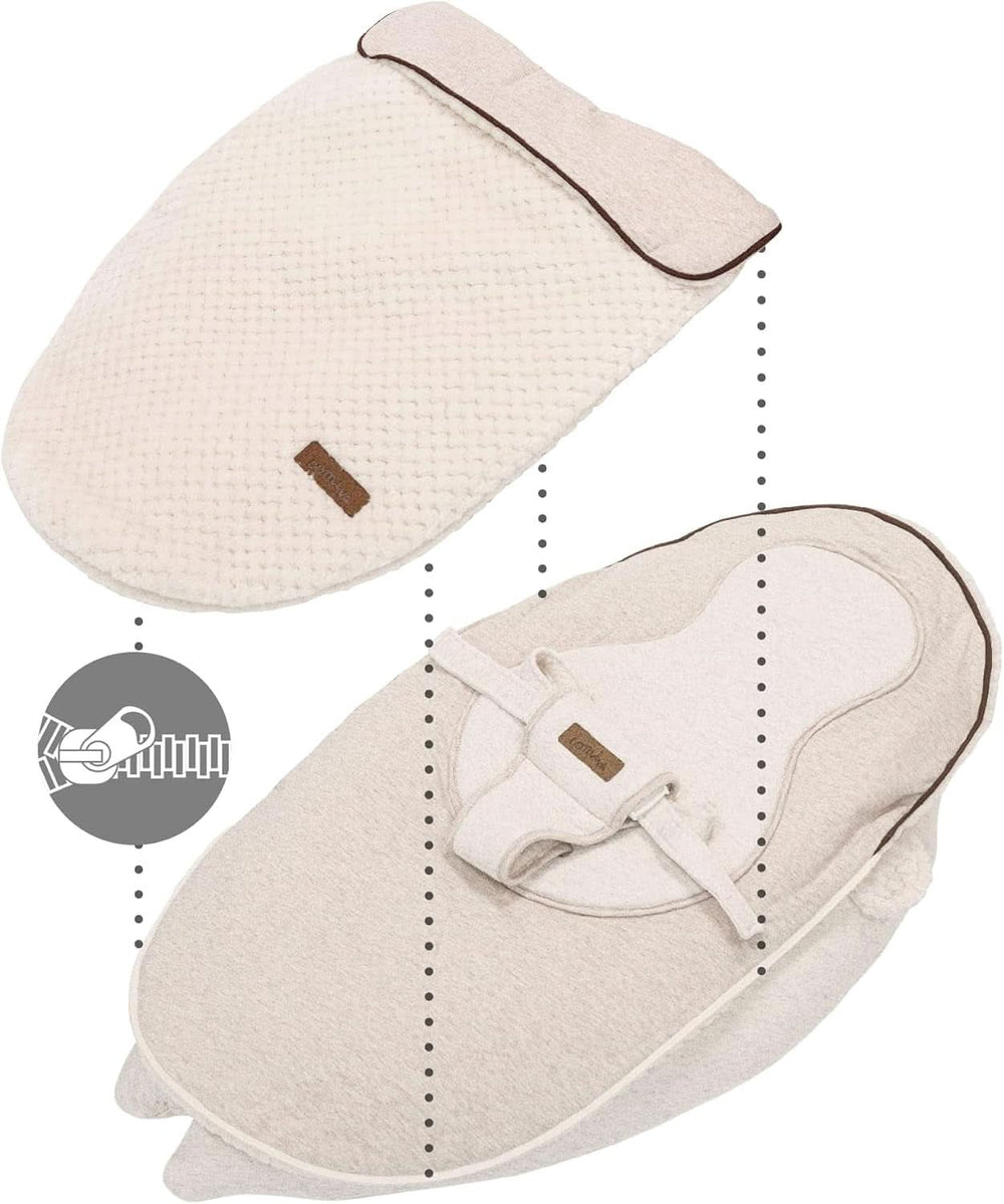 Cuscino da allattamento multifunzionale, 4 in 1, Soft Nova, beige, cuscino singolo: 202 cm, poltrona, 40 X 75 X 22 cm Accessori Alimentazione e Allattamento Bebe Naty Shop