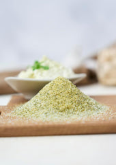 Fuchs Gewürze - Knoblauchsalz - Gewürzsalz für Dips, Saucen und Gemüse - ingredienti naturali - 90 g in wiederverwendbarer, recyclebarer Dose