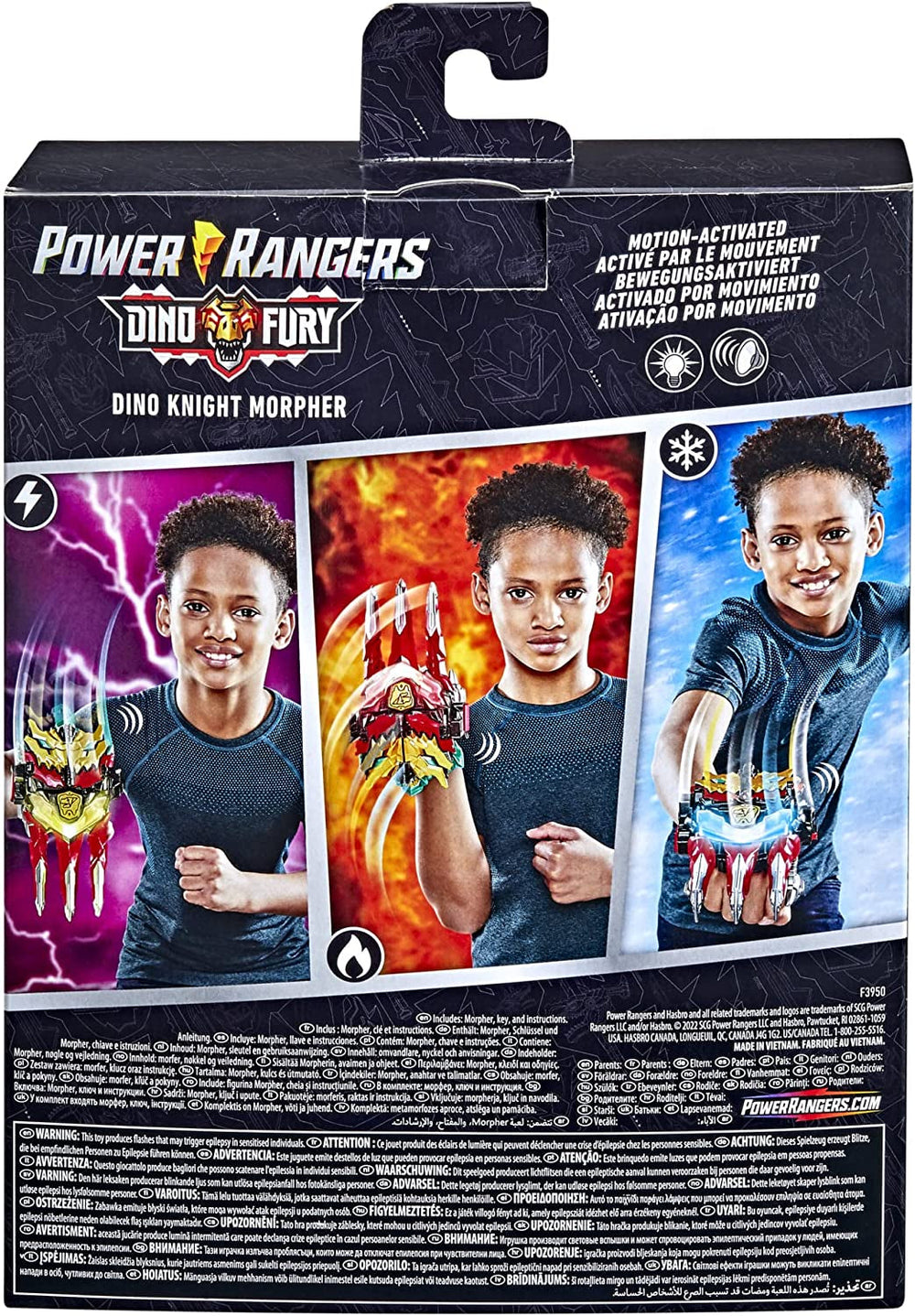 Power Rangers Dino Knight Morpher Serie Luci ispirate Tasti sonori Giocattolo Action Figure da 15 cm Naty Shop