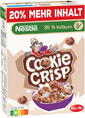 Nestlé Cookie Crisp (+20%), biscotti integrali per la colazione ai cereali per bambini, confezione da 1 (1x450g)
