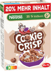 Nestlé Cookie Crisp (+20%), biscotti integrali per la colazione ai cereali per bambini, confezione da 1 (1x450g)