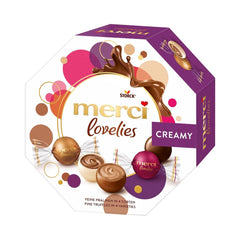 Merci Lovelies Creamy – 185 grammi – Mix di praline con specialità al cioccolato ripiene Naty Shop Creamy