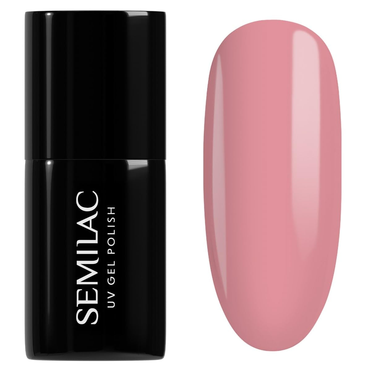 Smalto UV ibrido Semilac 582 Natural Rose 7ml Collezione unghie nude