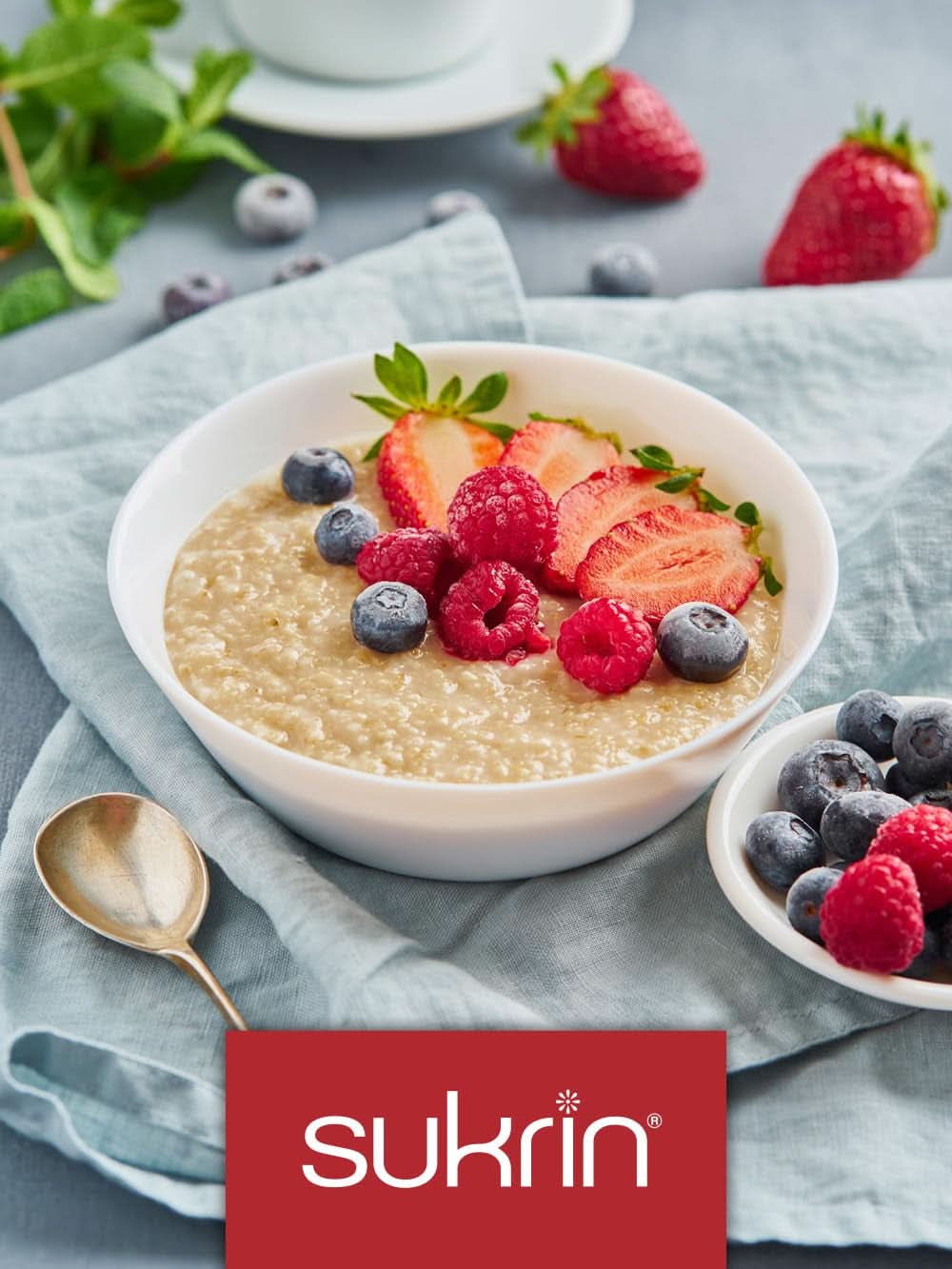 Sukrin Erythritol, alternativa naturală la zahăr fără calorii, 1 pachet, 500 grame Indulcitori Naty Shop