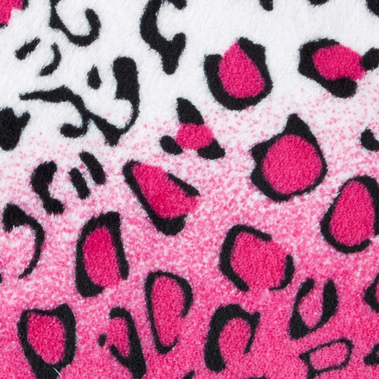 Home Must Haves Pătură de pat Queen/King Zebra Giraffe Safari Animal Print, pentru toate anotimpurile, foarte moale, caldă, pentru canapea, canapea, aruncare, plapumă, dimensiune pat, roz, poliester, leopard roz Plapumi si pilote Naty Shop