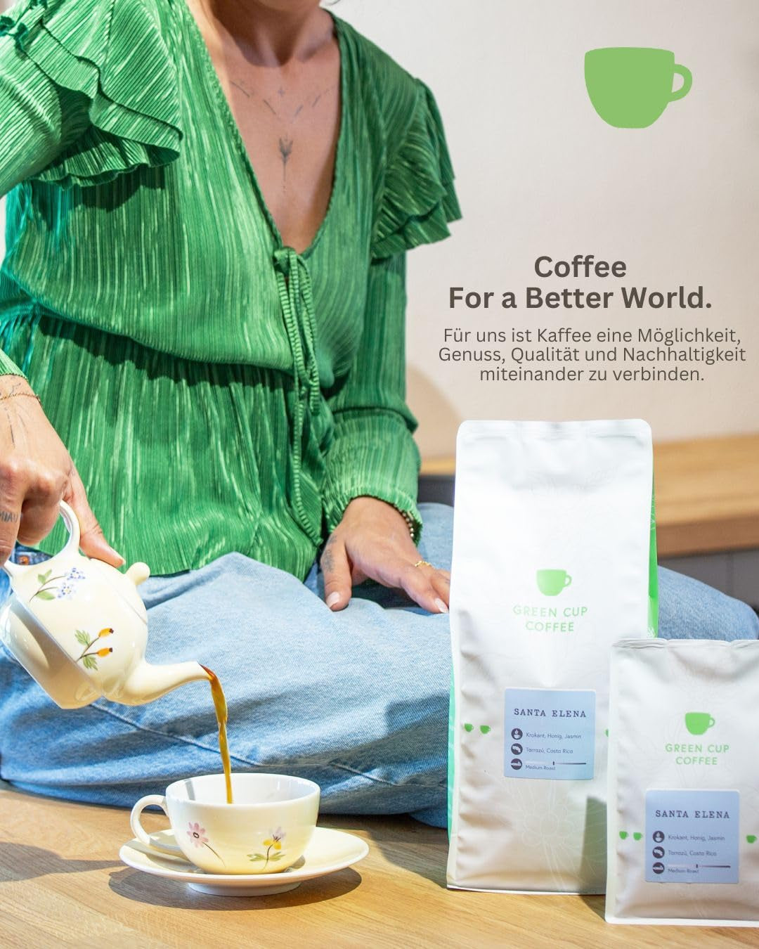 Coffee - Santa Elena I 100% Arabica I Kaffeebohnen 250g I Perfekt für jede Zubereitung - Moka Kanne, Siebträger, Vollautomat, mit schokoladig, fruchtig süßen Aromen I mittlere Röstung