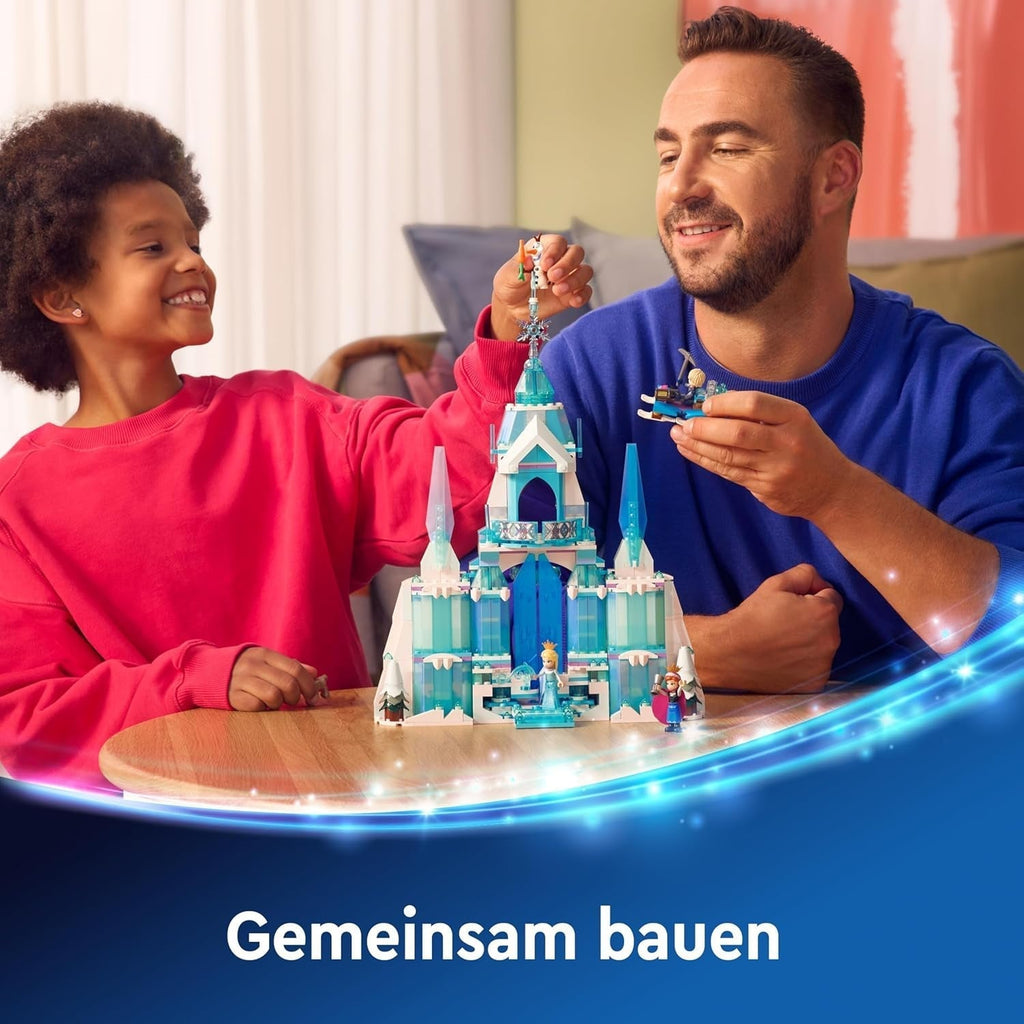 LEGO Ç€ Disney Frozen Palatul de iarnă al Elsei, set de construit și jucat pentru copii cu palat model și minifigurine ELSA și Anna, cadou pentru fete, băieți și fani ai filmului de la 6 ani 43244 Seturi de constructie Besuche den LEGO-Store