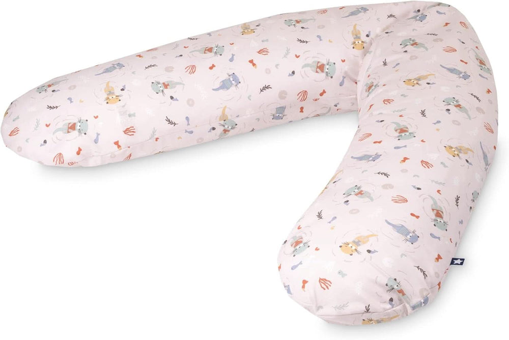 Julius Zöllner pernă de alăptare din jersey aprox. 190 cm | umplutură 42 litri microperle Eps | Fabricat în Germania | capac din jersey 100% bumbac Accesorii Hrana si Alaptare Bebe Naty Shop Micul Otti