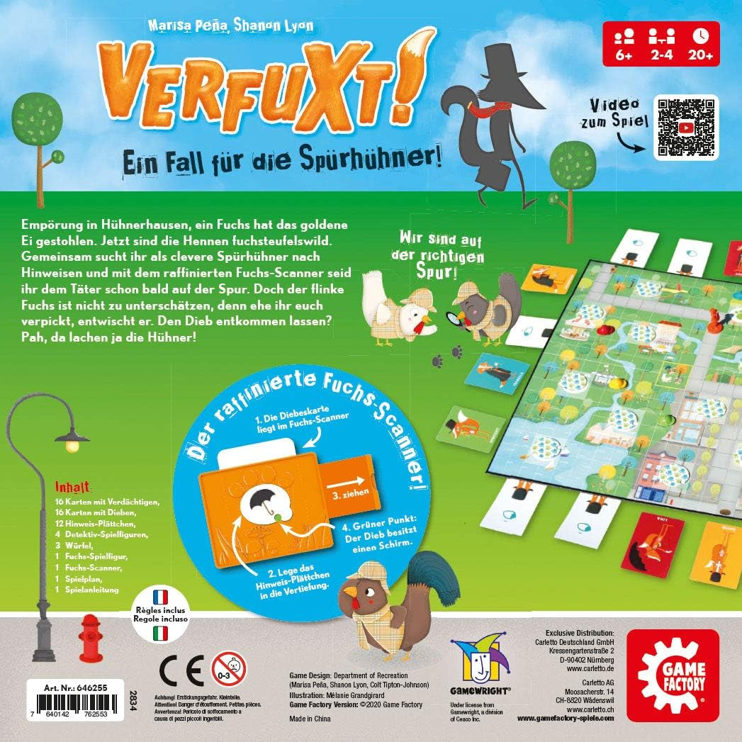 Game Factory 646255 Verfuxt, Gioco di detective per bambini dai 6 anni in su, Gioco per bambini