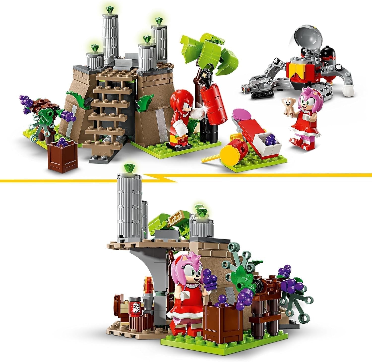LEGO Sonic the Hedgehog Knuckles e il Santuario del Maestro Smeraldo Giocattolo da collezione Regalo per giocatori Avventura Set da costruzione per ragazzi e ragazze 8 anni 76998 Set da costruzione Acquista il negozio LEGO