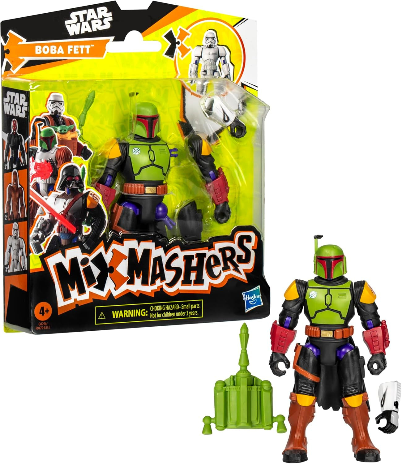 Star Wars Mixmashers Boba Fett Personalizabil Mix-And-Match Action Figure & Accesorii Action figures Naty Shop