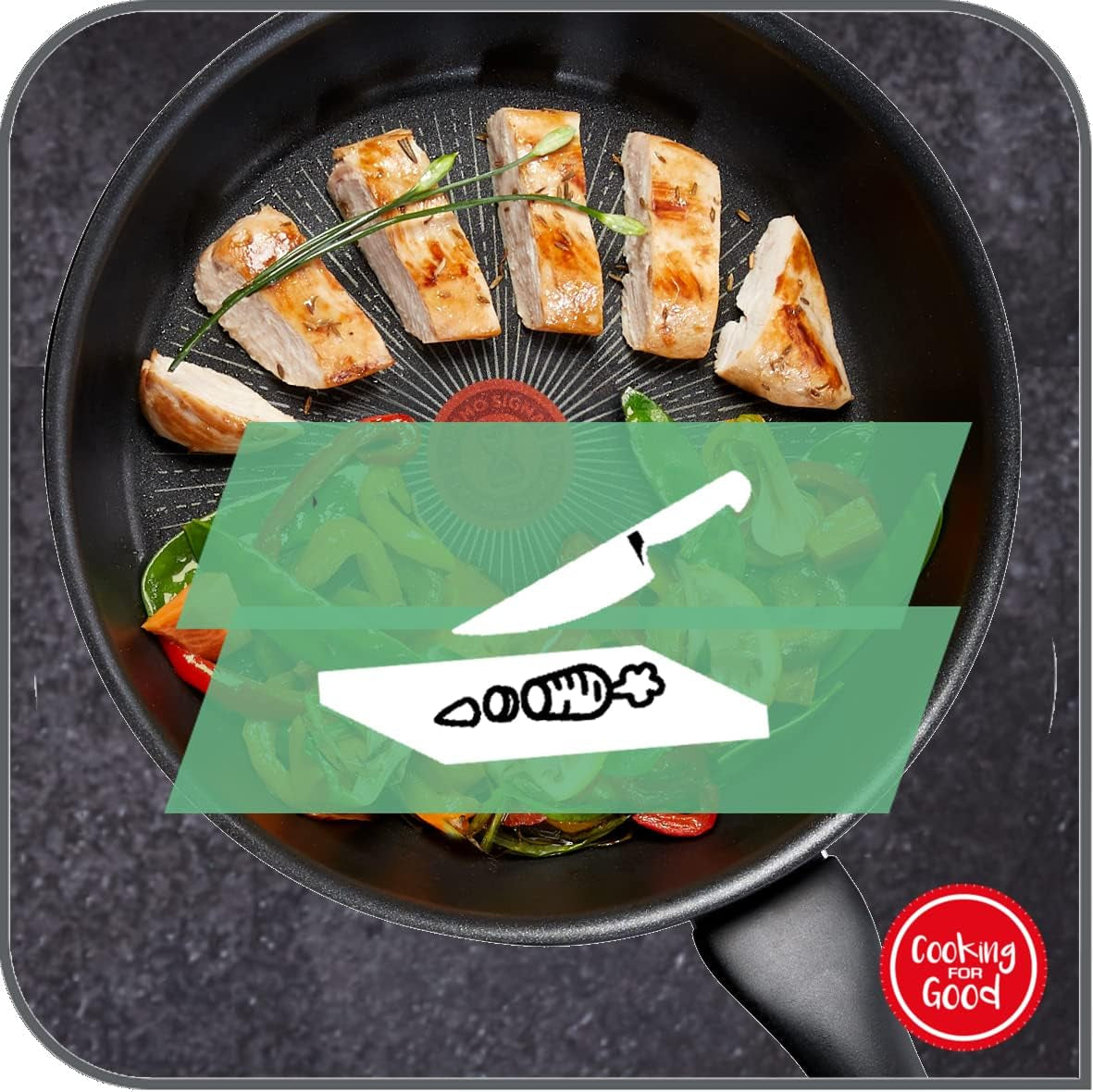 Tefal Hard Titanium Essential, non è adatto alle pentole e padelle ad induzione Naty Shop