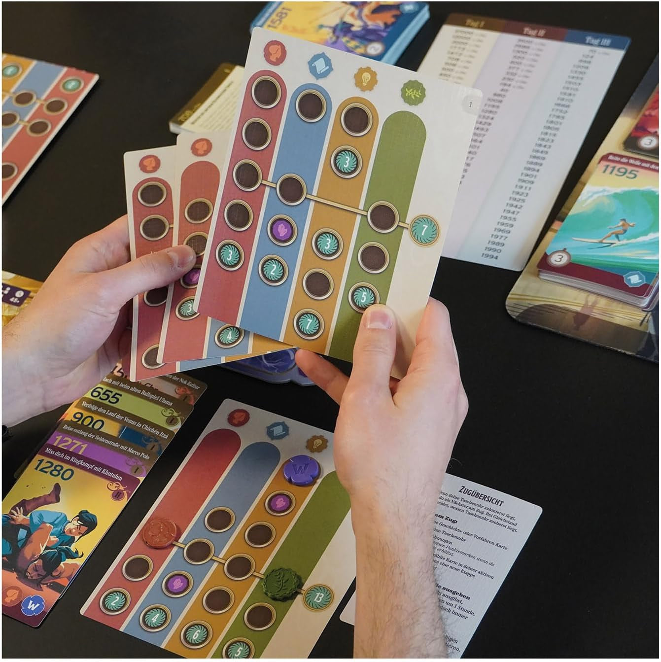 Game Factory 646098 Escursionismo, Viaggio nel tempo, Gioco da tavolo per 1-4 giocatori, Dai 10 anni in su, Gioco per famiglie