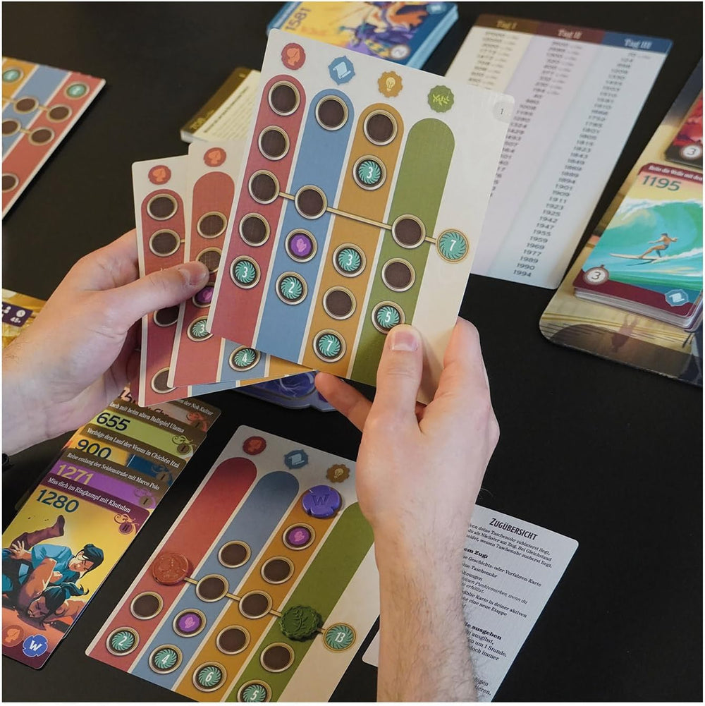 Game Factory 646098 Escursionismo, Viaggio nel tempo, Gioco da tavolo per 1-4 giocatori, Dai 10 anni in su, Gioco per famiglie