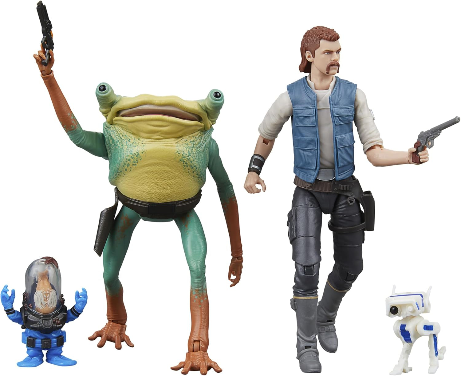 Star Wars The Black Series Cal Kestis, Turgle e Skoova Stev, Star Wars Jedi: Survivor Action Figure da collezione (scala da 15 cm) Action Figure Naty Shop Titolo predefinito