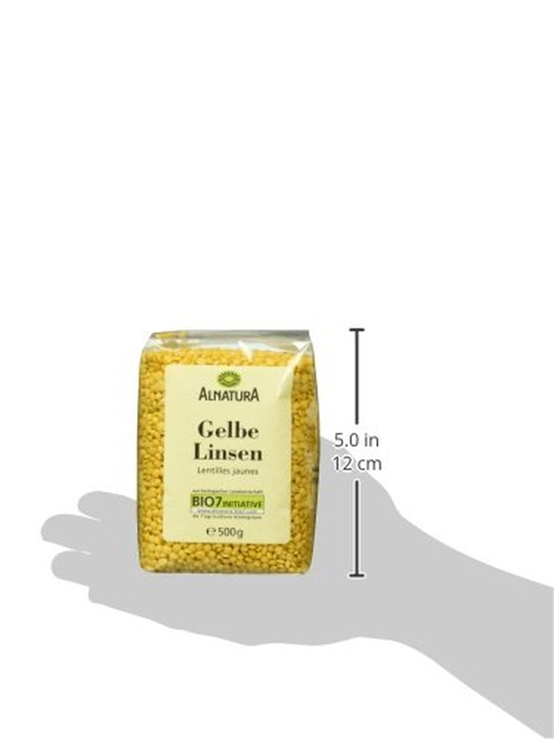 Lenticchie gialle biologiche, 500g