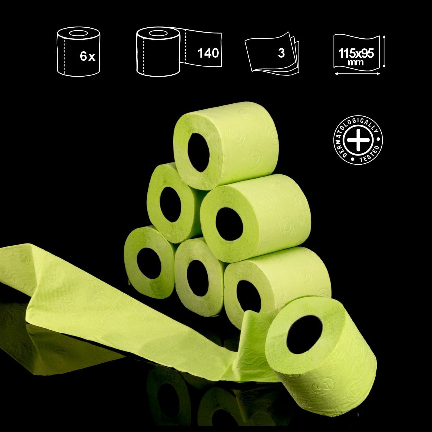 Hârtie igienică RENOVA GREEN 6 role